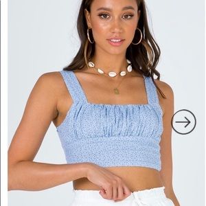 Princess Polly Hazel Top (blue)